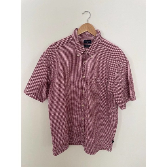 Dockers Short Sleeve Button Down Lot-2 Shirts-Mens XL-Front Pocket - Picture 6 of 10